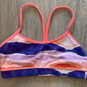lululemon Flow Y Bra - watercolor - 6